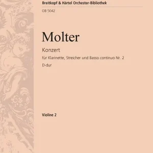 Abverkauf Klarinettenkonzert Nr. 2 D-dur