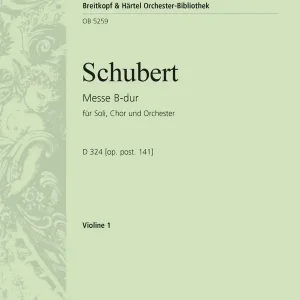 Neuheit Messe B-Dur oppost.141 D324