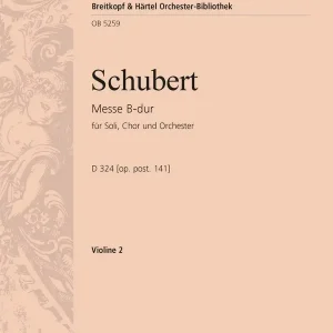 Begrenztes Angebot Messe B-Dur oppost.141 D324