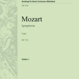 Symphonie Nr.13 F-Dur KV112 Begrenztes Angebot