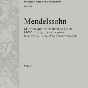 Sofort Bestellen Konzert-Ouverture Nr.4 zum Märchen von der schönen Melusine op.32