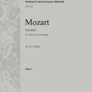 Solange Der Vorrat Reicht Konzert D-Dur Nr.1 KV412 (KV386b)