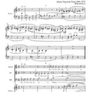 Choralkantate Wk 60,2 Preisreduziert