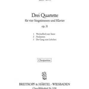 Versand Am Gleichen Tag Drei Quartette op. 31
