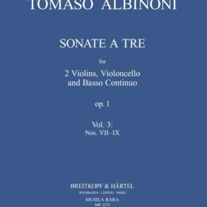 Aktuell Sonate a tre op.1 Band 3 (Nr.7-9)