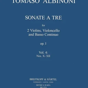 Sonate a tre op.1 Band 4 (Nr.10-12) Nur Heute