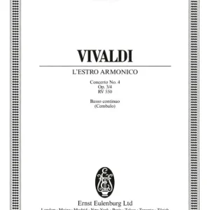 Garantierte Lieferung Konzert e-Moll op.3,4 RV550