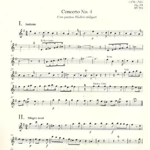Preisreduziert Konzert e-Moll op.3,4 RV550