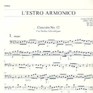 Saisonangebot Konzert E-Dur L'Estro Armonico op.3,12 RV265