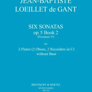6 Sonaten op.5 Band 2 Nr.4-6) Begrenztes Angebot