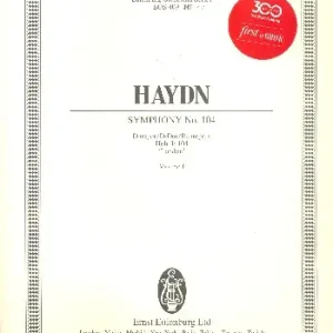 Sinfonie D-Dur Nr.104 Hob.I:104 Solange Der Vorrat Reicht