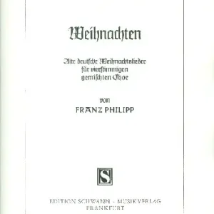 Markenware Alte deutsche Weihnachtslieder