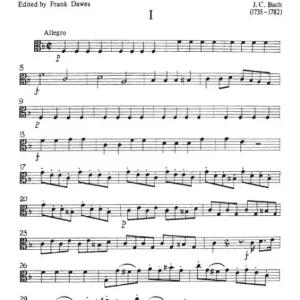 Wochenendangebot J.Chr. Bach, Sinfonia concertante F-Dur