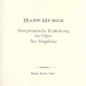 Solange Der Vorrat Reicht Symphonische Einleitung zur Oper Der Simplicius