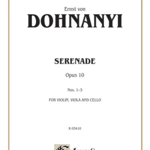 Serenade op.10,1-3 Solange Der Vorrat Reicht
