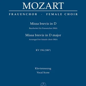 Günstig Missa brevis D-Dur KV194 (KV186h