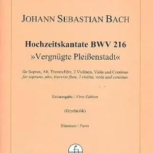 Vergnügte Pleißenstadt BWV216 Markenprodukt