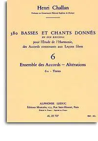 380 basses et chants donnés vol.6a Markenware