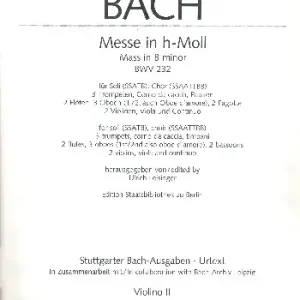 Expressversand Messe h-Moll BWV 232