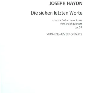 Die sieben letzten Worte unseres Erlösers am Kreuz op.51 Heißes Angebot