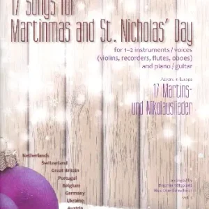 17 Martins- und Nikolauslieder (+CD) Markenware