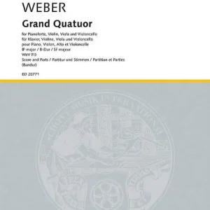 Heißes Angebot Grand Quatuor B-Dur WeV P.5