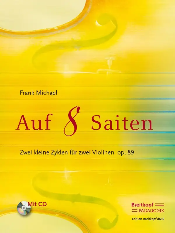 Auf 8 Saiten op.89 (+CD) Preisreduziert