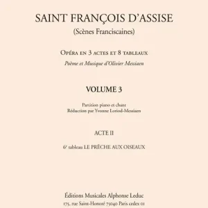 Begrenztes Angebot Saint Francois d'Assise vol.3 (acte 2,6)