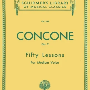 50 Lessons op.9 for medium voice Schneller Versand