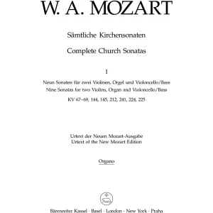 Sämtliche Kirchensonaten Band 1 für Garantierte Lieferung