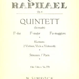 Markenware Quintett F-Dur op.4