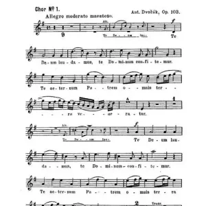 Ausverkauf Te Deum op.103