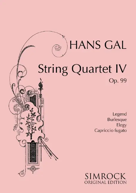 Saisonangebot Streichquartett Nr.4 op.99