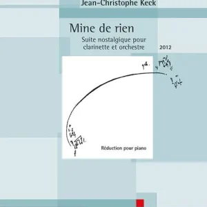 Aktuell Mine de rien für Klarinette und Orchester