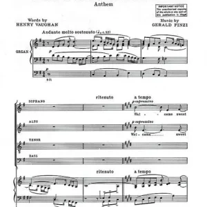 Welcome, Sweet and Sacred Feast op. 27/3 Nr. 40 Wochenendangebot