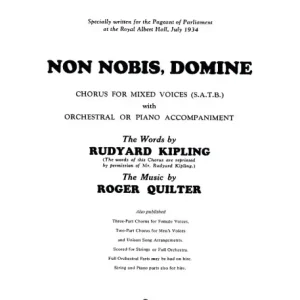 Non nobis Domine Direktkauf