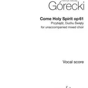 Direktkauf Przybadz Duchu Swiety op.61