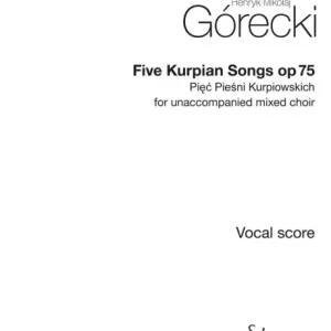 5 Piesni Kurpiowskich op.75 Versand Am Gleichen Tag