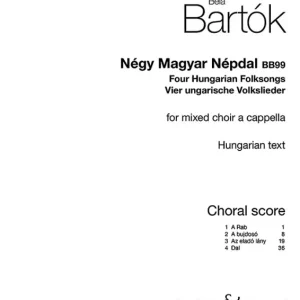 Neu 4 Hungarian Folksongs BB99