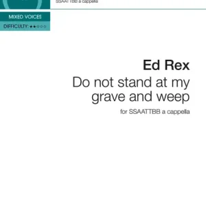Do not stand at my Grave and weep Mega-Angebot
