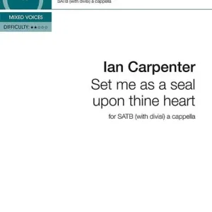 Set me as a Seal upon thine Heart Mega-Angebot