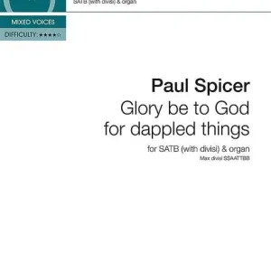 Sofort Bestellen M-060-13237-7 Paul Spicer, Glory to God for dappled things