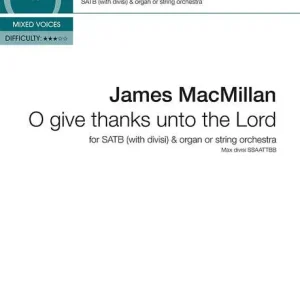 Heißes Angebot O give thanks unto the Lord