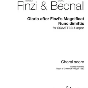 Gloria after Finzi's Magnificat and Nun dimittis Ausverkauf