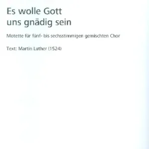 Sale Es wolle Gott uns gnädig ein
