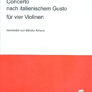 Angebot Concerto nach italienischem Gusto BWV971