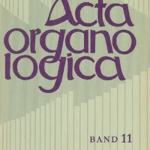 Acta Organologica Band 11 Preisknaller