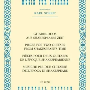 Neu Gitarre-Duos aus Shakespeares Zeit