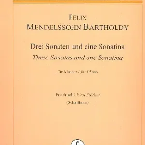 Garantierte Lieferung 3 Sonaten und eine Sonatina