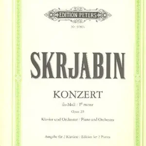 Markenware Konzert fis-Moll op.20 für Klavier und Orchester